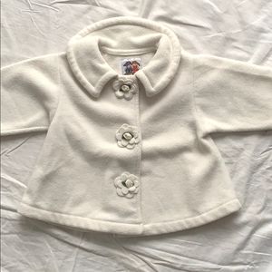 Pete’s Partner White Fleece Girls Coat